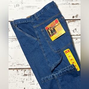 NWT Smiths WorkWear Carpenter Jeans 46 x 32 Farm Utility Gorpcore Cotton Denim